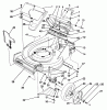 Toro 22685 - Lawnmower, 1991 (1000001-1999999) Ricambi HOUSING & WHEEL ASSEMBLY