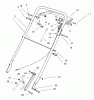 Toro 22140 - Recycler Mower, 1997 (790000001-799999999) Ricambi HANDLE ASSEMBLY