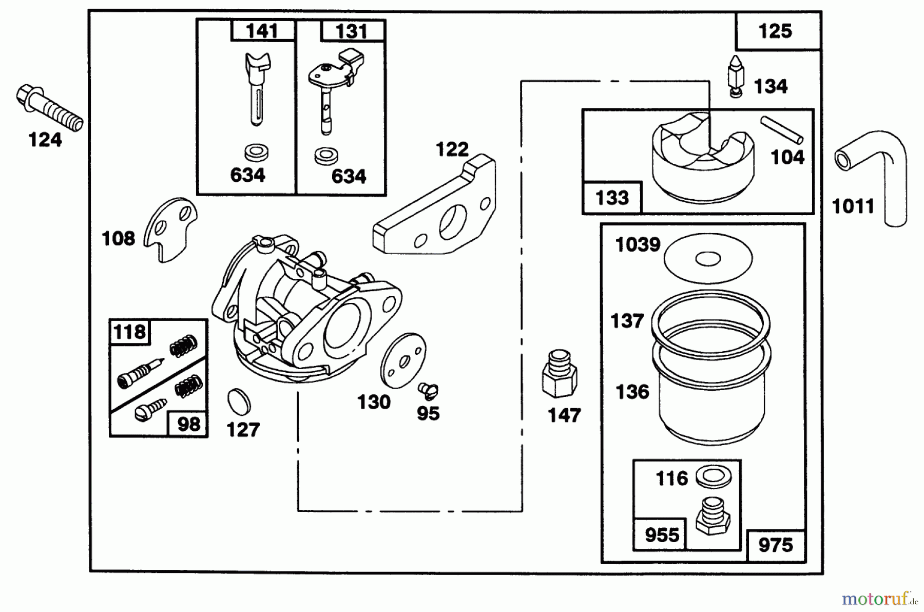  Toro Neu Mowers, Walk-Behind Seite 2 22151 - Toro Lawnmower, 1992 (2000001-2999999) ENGINE GTS 150 77-9140 #3