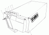 Toro 22166 - 21" Heavy-Duty Recycler/Rear Bagger Lawnmower, 2004 (240000001-240999999) Ricambi GRASS BAG ASSEMBLY NO. 106-0975