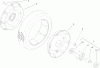 Toro 22168 - 21" Heavy-Duty Recycler/Rear Bagger Lawnmower, 2004 (240000001-240999999) Ricambi REAR WHEEL ASSEMBLY