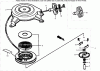 Toro 22168 - 21" Heavy-Duty Recycler/Rear Bagger Lawnmower, 2004 (240000001-240999999) Ricambi RECOIL STARTER ASSEMBLY HONDA GXV160K1-N1AH