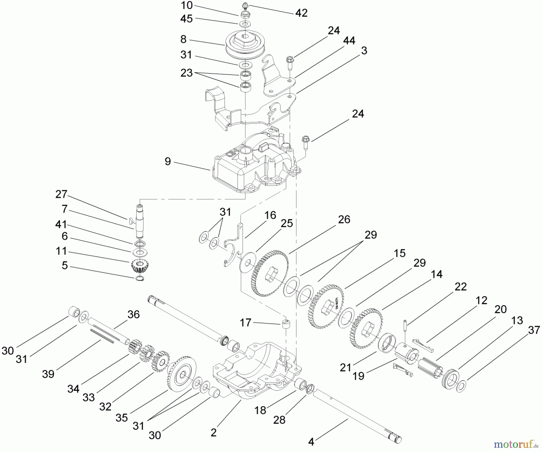  Toro Neu Mowers, Walk-Behind Seite 2 22168 - Toro 21