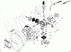 Toro 30941 - 41cc Back Pack Blower, 1994 (49000001-49999999) Pièces détachées CARBURETOR & AIR CLEANER ASSEMBLY