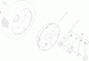 Toro 22175 - 21" Heavy-Duty Recycler/Rear Bagger Lawnmower, 2004 (240000001-240999999) Ricambi WHEEL ASSEMBLY