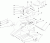 Toro 22187 - 21" Heavy-Duty Recycler/Rear Bagger Lawn Mower, 2007 (270000001-270999999) Ricambi HOUSING ASSEMBLY