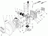 Toro 30941 - 41cc Back Pack Blower, 1996 (69000001-69999999) Listas de piezas de repuesto y dibujos CARBURETOR & AIR CLEANER ASSEMBLY