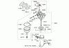 Toro 22193 (PT21) - PT21 Trim Mower, 2008 (280000001-280999999) Ricambi CARBURETOR ASSEMBLY KAWASAKI FJ180V-AS34