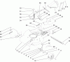 Toro 22195 - 21" Heavy-Duty Recycler/Rear Bagger Lawn Mower, 2007 (270000001-270999999) Ricambi HOUSING ASSEMBLY