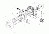 Toro 51545 (550 TBX) - 550 TBX Rake-O-Vac, 1989 (9000001-9999999) Ricambi BLOWER ASSEMBLY