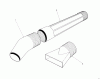 Toro 51545 (550 TBX) - 550 TBX Rake-O-Vac, 1989 (9000001-9999999) Ricambi BLOWER TUBE ASSEMBLY