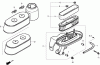 Toro 22196 - 21" Heavy-Duty Recycler/Rear Bagger Lawn Mower, 2009 (290000001-290999999) Ricambi AIR CLEANER ASSEMBLY HONDA GXV160UH2 T1AH