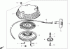 Toro 22196 - 21" Heavy-Duty Recycler/Rear Bagger Lawn Mower, 2009 (290000001-290999999) Ricambi RECOIL STARTER ASSEMBLY HONDA GXV160UH2 T1AH