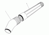 Toro 51545 (550 TBX) - 550 TBX Rake-O-Vac, 1991 (1000001-1999999) Ricambi BLOWER TUBE ASSEMBLY