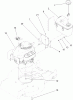 Toro 22196 - 21" Heavy-Duty Recycler/Rear Bagger Lawn Mower, 2012 (SN 312000001-312999999) Ricambi ENGINE AND FUEL TANK ASSEMBLY