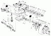Toro 22525 - Lawnmower, 1987 (7000001-7999999) Ricambi GEAR CASE ASSEMBLY (MODEL NO. 22621)