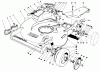 Toro 22525 - Lawnmower, 1987 (7000001-7999999) Ricambi HOUSING ASSEMBLY (MODEL NO. 22525)