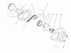 Toro 51537 (600) - 600 TX Air Rake, 1991 (1000001-1999999) Ricambi BLOWER ASSEMBLY