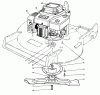 Toro 22622 - Lawnmower, 1992 (2000001-2999999) Ricambi ENGINE ASSEMBLY