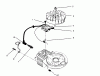 Toro 22700BC - Lawnmower, 1995 (5900001-5999999) Ricambi IGNITION ASSEMBLY (MODEL NO. 47PR4-3)
