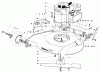 Toro 23022 - Lawnmower, 1983 (3000001-3999999) Ricambi HOUSING ASSEMBLY