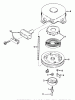 Toro 23370 - 21" Whirlwind Hevi-Duty Lawnmower, 1978 (8000001-8999999) Ricambi REWIND STARTER NO. 590420
