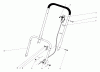 Toro 23450 - Lawnmower, 1981 (1000001-1999999) Ricambi HANDLE ASSEMBLY