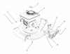 Toro 26562 - Lawnmower, 1990 (0000001-0999999) Ricambi ENGINE ASSEMBLY