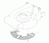 Toro 26562 - Lawnmower, 1990 (0000001-0999999) Ricambi LEAF SHREDDER MODEL NO. 59180
