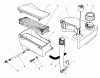 Toro 26620B - Lawnmower, 1993 (3900001-3999999) Ricambi AIR CLEANER & FUEL TANK ASSEMBLY (ENGINE NO. VMM1-2)