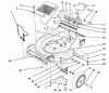 Toro 26621B - Lawnmower, 1992 (2000001-2999999) Ricambi HOUSING ASSEMBLY