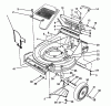 Toro 26622 - Lawnmower, 1989 (9000001-9999999) Ricambi HOUSING ASSEMBLY (UNIT SERIAL NO. 9002426 THRU 9010533)