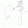 Toro 51557 - Super Blower Vac, 1998 (890000001-899999999) Listas de piezas de repuesto y dibujos VACUUM TUBE AND BAG ASSEMBLY