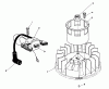 Toro 26622 - Lawnmower, 1991 (1000001-1999999) Ricambi MAGNETO & FLYWHEEL ASSEMBLY (ENGINE MODEL NO. VM140)