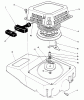 Toro 26622 - Lawnmower, 1991 (1000001-1999999) Ricambi RECOIL ASSEMBLY (ENGINE MODEL NO. VM140)