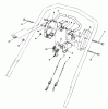 Toro 26622 - Lawnmower, 1991 (1000001-1999999) Ricambi TRACTION CONTROL ASSEMBLY