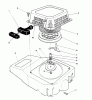 Toro 26623 - Lawnmower, 1991 (0000001-0999999) Ricambi RECOIL ASSEMBLY (ENGINE MODEL NO. VML0-2)