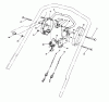 Toro 26623 - Lawnmower, 1991 (0000001-0999999) Ricambi TRACTION CONTROL ASSEMBLY