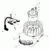 Toro 26624 - Lawnmower, 1989 (9000001-9999999) Ricambi MAGNETO & FLYWHEEL ASSEMBLY (ENGINE MODEL NO. VMG6, VMH7 & VMJ8)