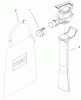 Toro 51566 - Quiet Blower Vac, 1999 (9910001-99999999) Listas de piezas de repuesto y dibujos TUBE AND BAG ASSEMBLY