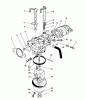 Toro 26624 - Lawnmower, 1990 (0001102-0999999) Ricambi CARBURETOR ASSEMBLY (ENGINE MODEL NO. VMK9-3)