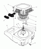 Toro 26624 - Lawnmower, 1990 (0001102-0999999) Ricambi RECOIL ASSEMBLY (ENGINE MODEL NO. VMK9-3)