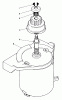 Toro 26625CS - Lawnmower, 1989 (9000001-9999999) Ricambi STARTER MOTOR ASSEMBLY