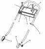 Toro 26631B - Lawnmower, 1993 (3900001-3999999) Ricambi HANDLE ASSEMBLY