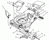 Toro 26631B - Lawnmower, 1993 (3900001-3999999) Ricambi HOUSING ASSEMBLY