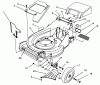 Toro 26631B - Lawnmower, 1994 (4900001-4999999) Ricambi HOUSING ASSEMBLY