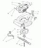 Toro 26636 - Lawnmower, 1997 (7900001-7999999) Ricambi ENGINE ASSEMBLY