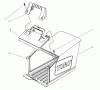 Toro 26636 - Lawnmower, 1997 (7900001-7999999) Ricambi GRASS BAG ASSEMBLY