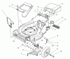 Toro 26636 - Lawnmower, 1997 (7900001-7999999) Ricambi HOUSING ASSEMBLY