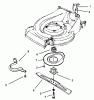 Toro 26640B - Lawnmower, 1993 (3900001-3999999) Ricambi BLADE ASSEMBLY